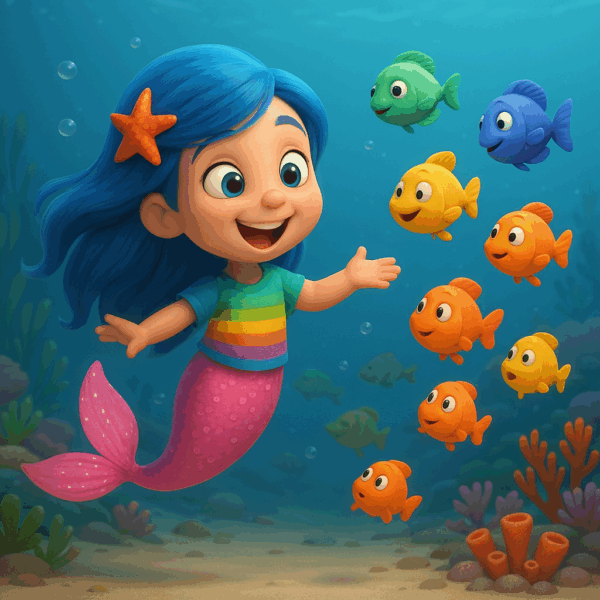 Coral, la sirenita bailarina