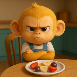 Dani y los colores del desayuno