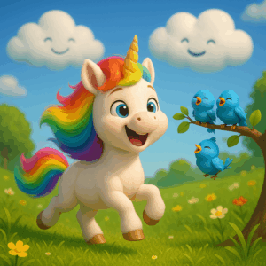 Luma, la unicornio brillante