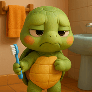 Tina no quiere cepillarse